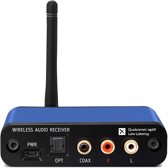 BLT-2 Hi-Fi Bluetooth 5.1 Audio Receiver, aptX HD, AAC, DAC, RCA Optical
