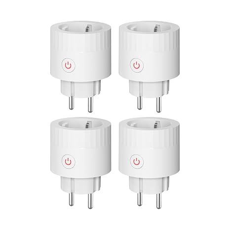 THIRDREALITY Smart Plug E3 with Energy Monitoring 4 Pack Zigbee Repeater Remote Control Timer & Schedule Function ZigBee Hub Required Compatible with Home Assistant SmartThings Alexa