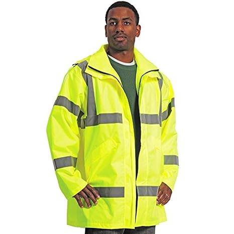 Galeton unisex adult CLASS 3 RAINCOAT, Green, Medium US