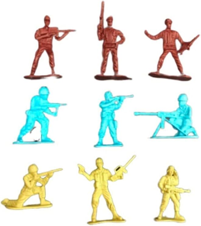Pvc De 40 Asker Oyuncak Figürleri Ask85