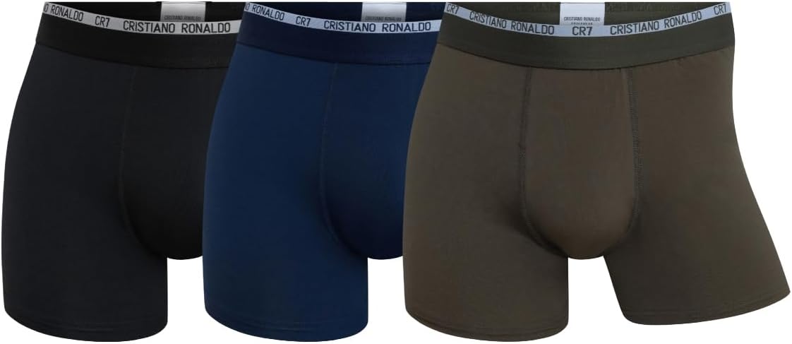 CR7 Mens 3-Pack Micro Blend Trunks