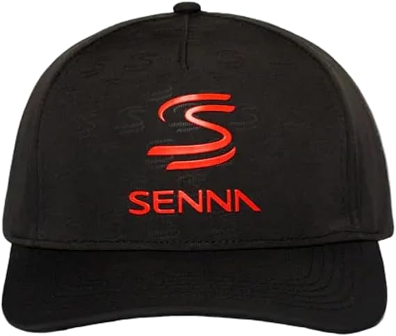 Ayrton Senna F1 Debossed Curved Peak Hat