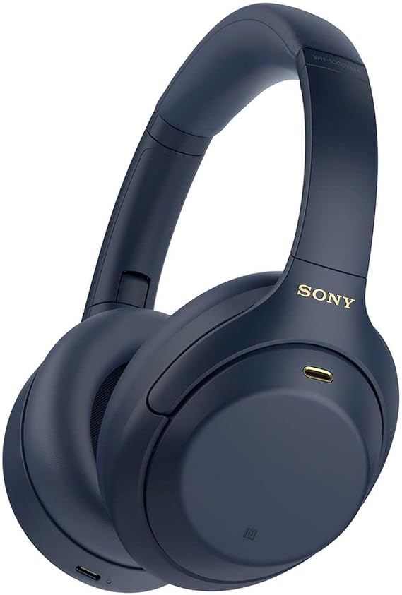 Sony WH-1000XM4 Wireless Noise Cancelling Headphones - LDAC, Amazon Alexa, Bluetooth, High Resolution Up to 30 Hours of Continuous Playback, Sealed Type, WH-1000XM4 LM, Midnight Blue, Normal