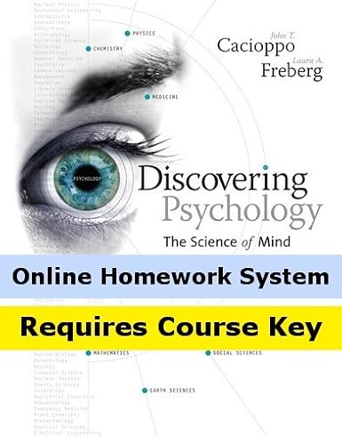 Aplia (with Cengage Learning Write Experience 2.0 Powered by My Access) to Accompany Cacioppo/Freberg's Discovering Psychology: The Science of Mind, 1st Edition