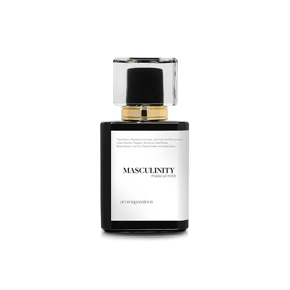 aromapassions MASCULINITY | Pheromone Perfume for Men | Extrait De Parfum | Long Lasting Dupe Clone Essential Oils Fragrance | Perfume De Hombre | (30 ml / 1 Fl Oz)