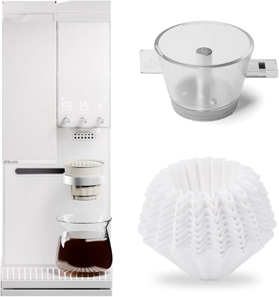 xBloom Studio Coffee Machine Auto Drip Coffee Maker with 100pcs Filter and Tea Brewer