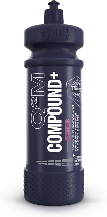 GYEON Compound+ 1000ml - Heavy Cutting Compound for Paint Correction and Detailing Scratch Remover - Easily Repair Paint Scratches - Removes Water Spots - High Buffing