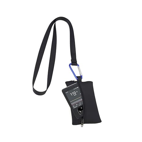 Blood Glucose Monitor Case with Strap & Hook, Dexcom Receiver G7 Case, Diabetes Pouch, Dexcom g7 Receiver Holder