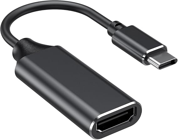 RayCue USB C to HDMI Adapter 4K, USB Type-C to HDMI Adapter [Thunderbolt 3/4 Compatible] with iPhone 15 Pro/Max, MacBook Pro/Air 2023, iPad Pro, iMac, S23, XPS, Surface and More