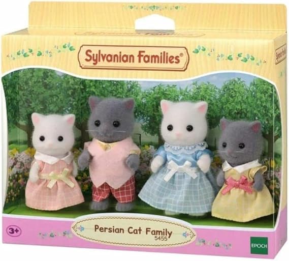 Sylvanian Families Persian Cat Family - dollhouse playset 5455
