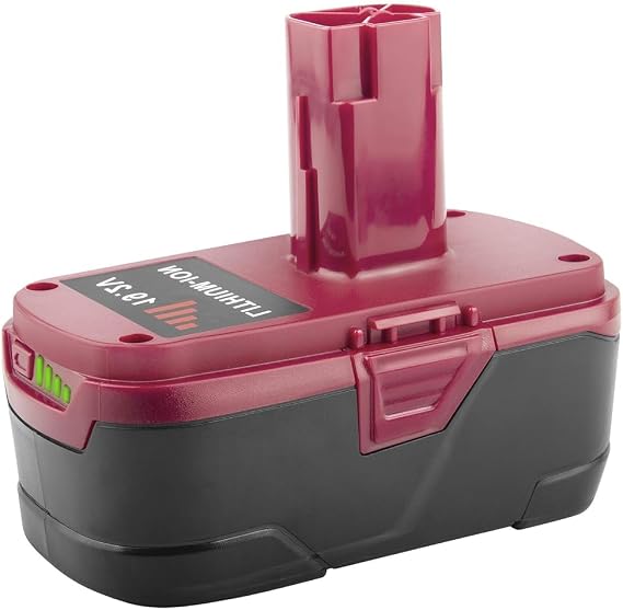 ARyee 6.0Ah 19.2V Replacement for Craftsman Lithium Ion Battery DieHard C3 XCP 130279005 11375 1323903 130211004 11045 315.113753 315.115410 315.11485 315.pp2011 11376 (1pack Battery)