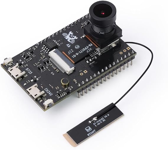 Seeed studio Realtek AMB82-Mini IoT AI Camera Arduino Dev. Board - Wi-Fi & Bluetooth, H264/H265 Video, 1080p Sensor, Multiple IO, Tensorflow-Lite AI