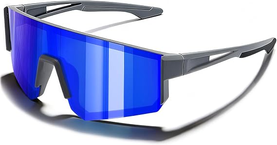 SEKKAF Polarized Sunglasses for Men Women - Sports Sunglasses for Running Baseball Driving Fishing Cycling UV400 Protection
