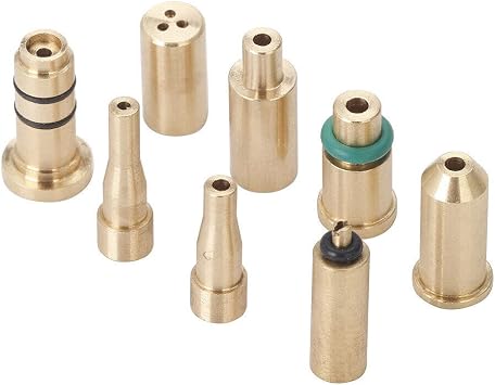 8PCS Lighter Butane Gas Adapter Kits Compatible with S T Dupont Dun Hill French Celine Vensi BQ