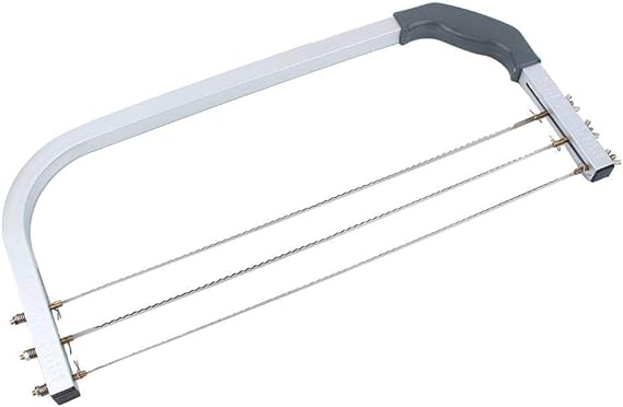 Adjustable Cake Cutter Leveler, Wire Cake Slicer Professional Layer Slicer Stainless Steel Cut Saw Baking Tools For Wedding Birthday Layer Cakes