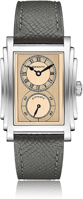 Men Automatic Watch Luxury 31 * 42mm Rectangle Mechanical Wristwatch Sapphire Mirror Small Second Dial
