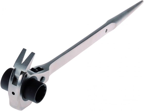 2319221 Scaffold Spanner 19 x 22 mm with Hammer and Nail Puller Function
