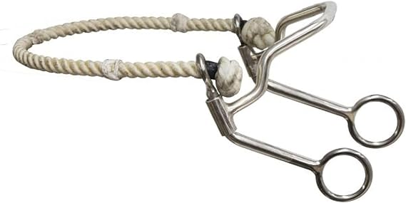 Showman Quick Stop with Rope Nose Hackamore