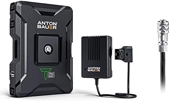 Anton Bauer Titon Base Kit, 68Wh/14.4V Battery, Compatible with Blackmagic Pocket Cinema 4K / 6K, LEMO Input, Lithium Battery Pack, Battery Replacement, Quick Release Battery