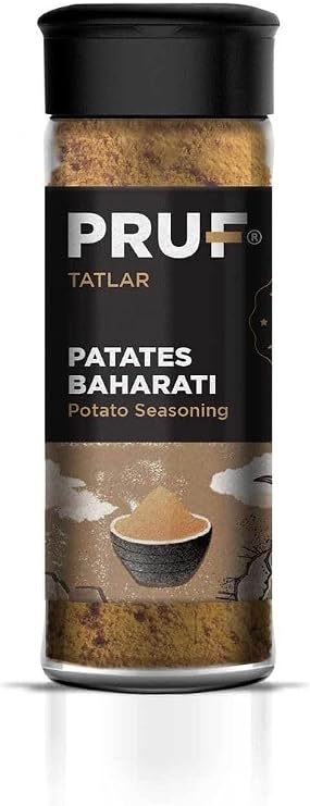 Pruf Patates Baharatı/Potato Seasoning 45 Gr. Sağlıklı Cam Şişe