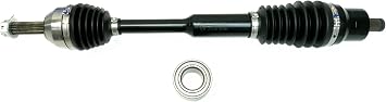 Monster XP Series Front CV Axle & Brg for Polaris 1333238 Ranger 500 570 ETX EV Telescoping Built Tough 4340 Chromoly Steel Direct Fit Factory Length with 4 of Travel