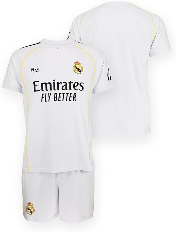 Real Madrid Unisex Kids Conjunto Infantil 1a Equipación 25-26 Shirt