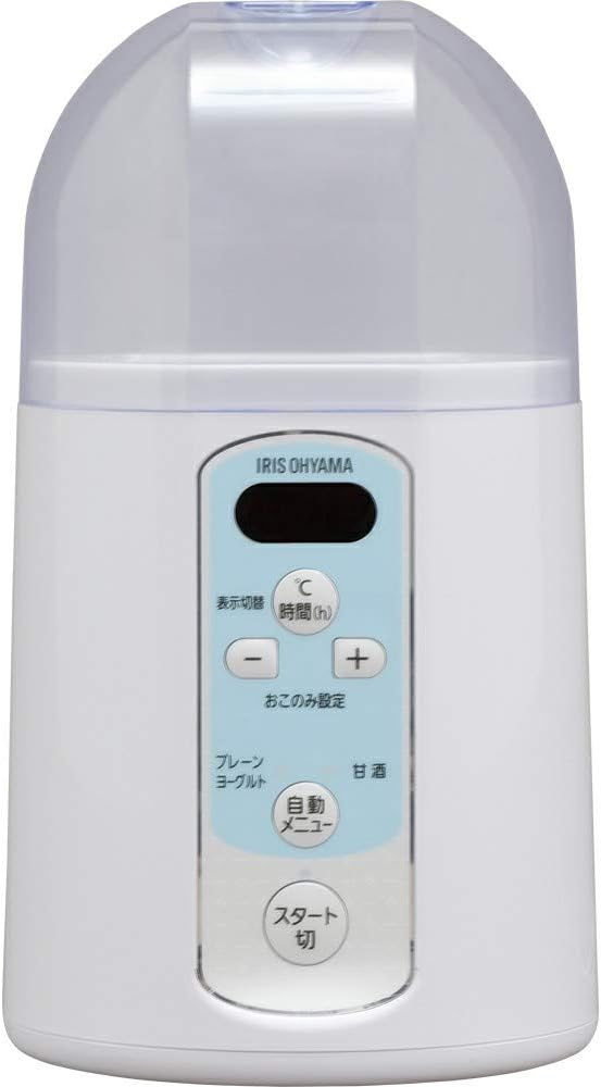 Iris Ohyama Yogurt Maker and Sweet Sake Maker with Drinking Yogurt Mode, Recipe Book Included, Manufacturer , Temperature Control Function ‎IYM-014