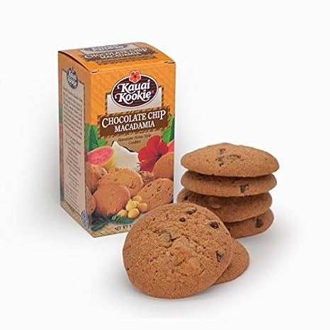 Hawaiian Kauai Kookie Home Style Cookies 5oz (Chocolate Chip Macadamia)
