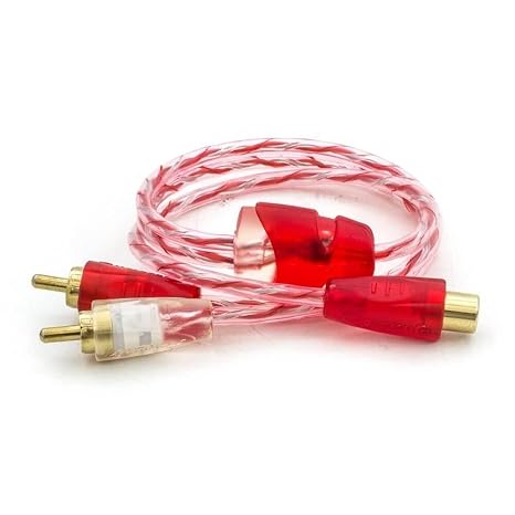 Stetsom Bronze RCA Y Cable Adaptor, 2M1F, 20cm, Coaxial, Professional Installation, Compatible with Amplifier, DVD Player, Music Player, Speaker, Docking Station