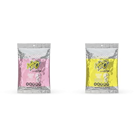 Sqwincher Zero Sugar Free Qwik Stiks - Strawberry Lemonade and Lemonade Flavors (50 count)