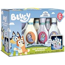 Hedstrom Light Up Bowling Set Game, Bluey