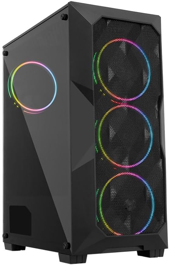 GAMEFORCE Gf-8010 Cold 4x120mm RGB Kumanda Ve Kontrolcü Fanlı Oyuncu Kasası