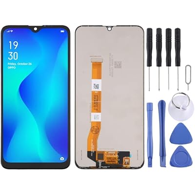 HUANGYUNCHAO YUNCHAO Screen Replacement for Oppo LCD Screen and Digitizer Full Assembly for Oppo A1k  Realme C2 RMX1941  Black