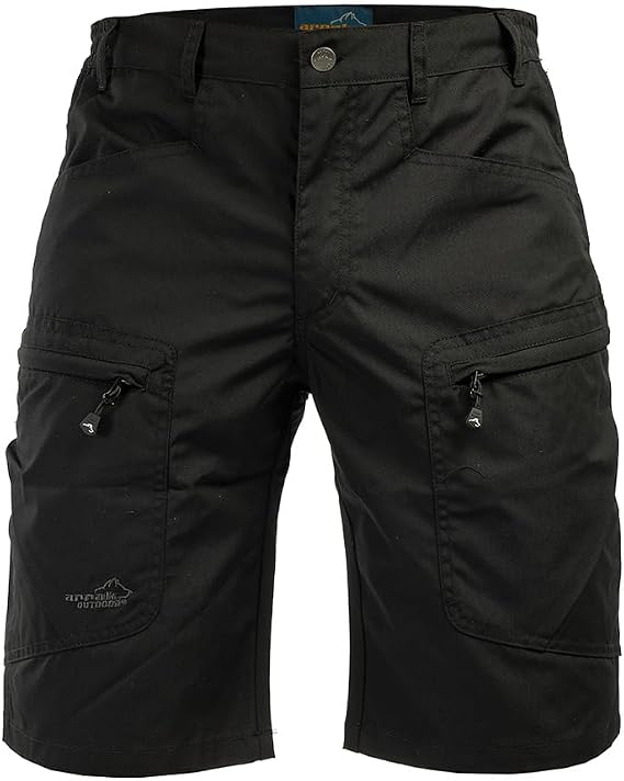 ARRAK OUTDOOR Active Stretch Shorts Men, DWR Treated (Water Repellent) 7 Belt Loops, 4-Way Stretch Panels, Active Lifestyle