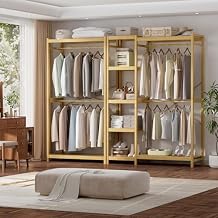Bamboo Closet System Bundle, Natural