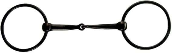 Coronet Black Sweet Iron Loose Ring Snaffle Bit