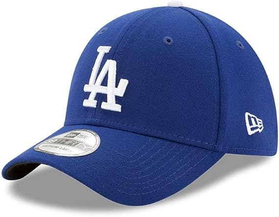 New Era MLB Los Angeles Dodgers Team Classic Game 39Thirty Stretch Fit Cap, Blue, Large/X-Large