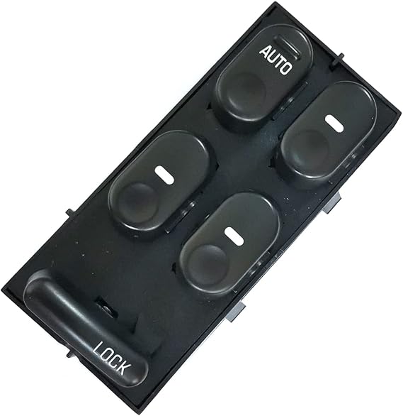 DEVMO Front Left Driver Side Power Master Window Switch Control Compatible with 1997-2005 Buick Century & Buick Regal Front Left Driver Side Control Switch 10433029, 19244641