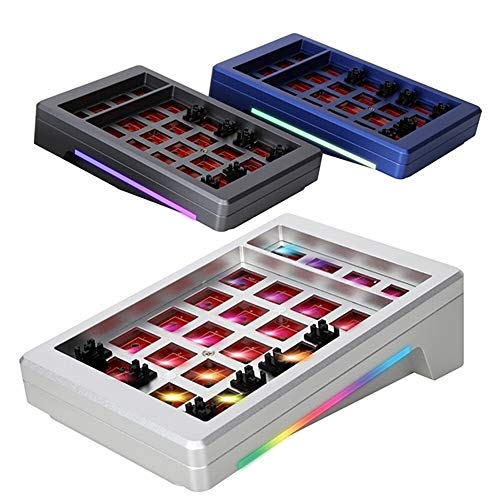 ABKO AR21 DIY Tenkey-pad KIT CNC Full Aluminium ONLY Body, switches and Key-caps are NOT Included Gray