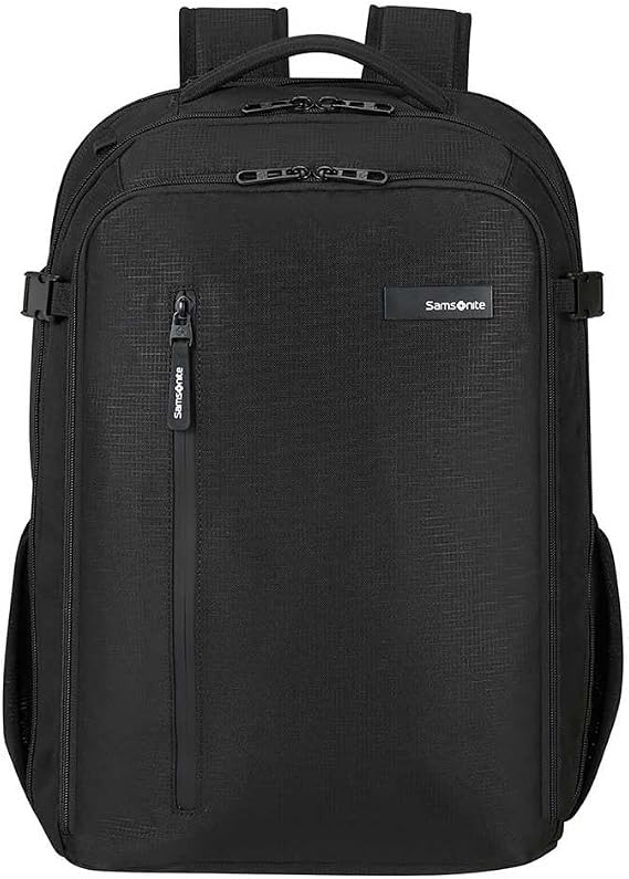 Samsonite Roader - Expandable Laptop Backpack 17.3 Inches, 46 cm, 31.5/39.5 L, Black (Deep Black)