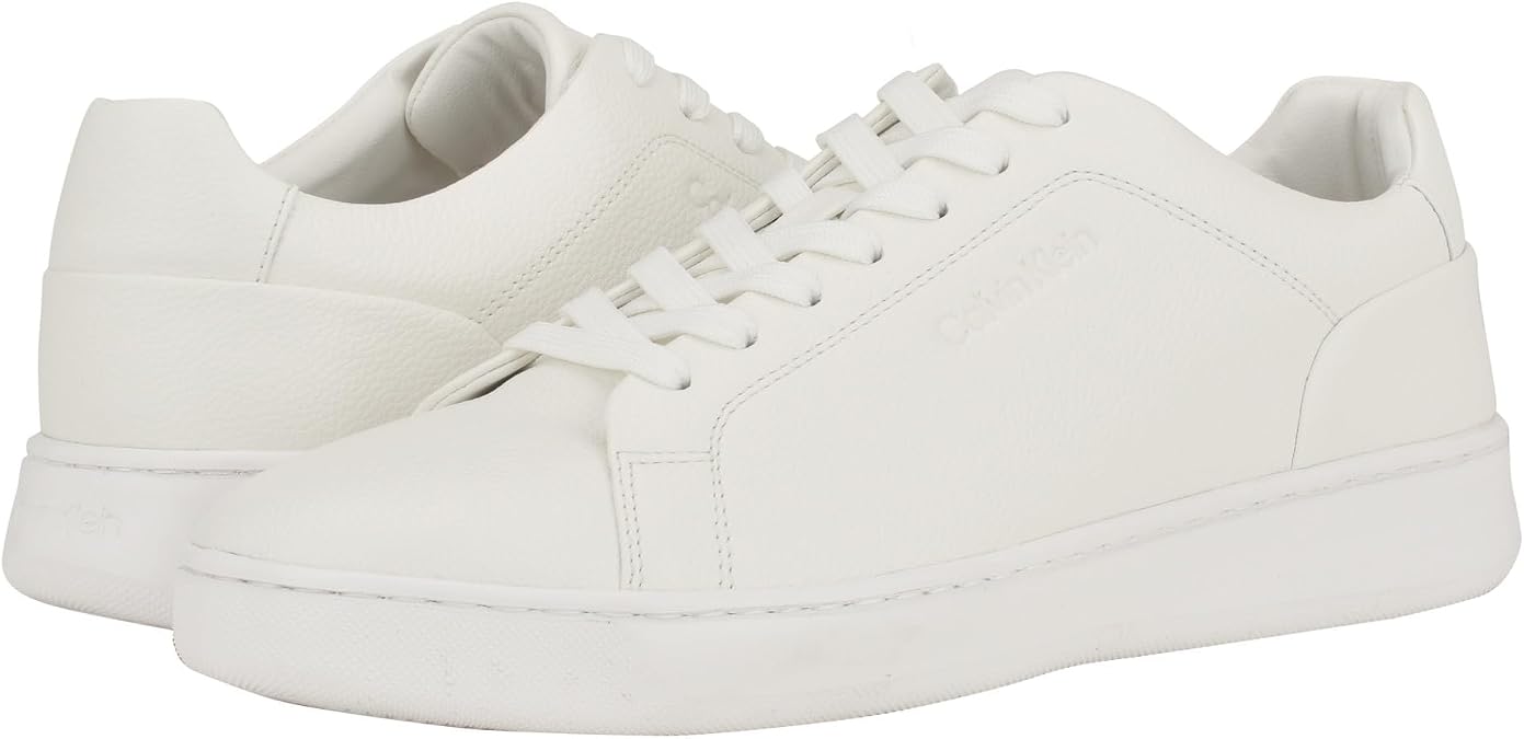 Calvin Klein Men's Falconi Sneaker, White, 8
