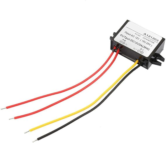 DC 12V Converter, AC 10-28V to DC 12V Converter AC-DC Step Down Power Supply Module(3A)