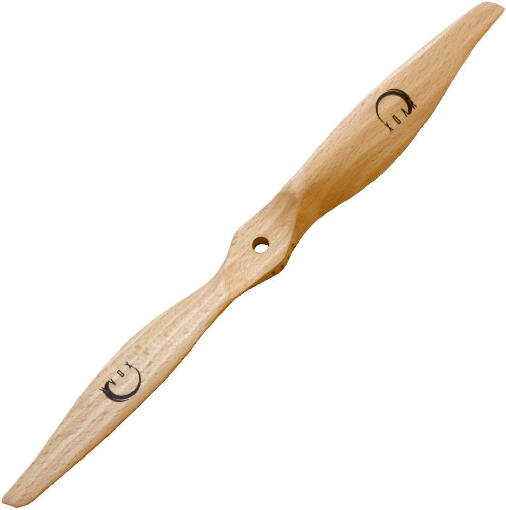 XOAR PJN 11x6 11 Inch 2 Blade RC Airplane Propeller Wood Prop for Electric RC Planes (11 x 6, Tractor)