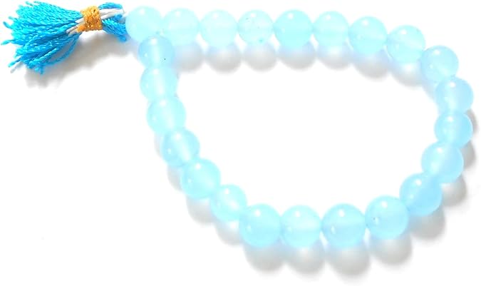 Aquamarine Mala Power Bracelet