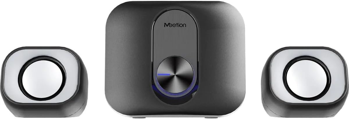 Meetion | SP2110 | Siyah | Ofis Hoparlörü | Bluetooth + 2.1 Ses Sistemi | 3.5mm + USB Bağlantı