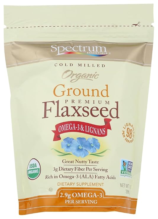 Spectrum Essentials Organic Ground Premium Flaxseed 14 oz (396 g)