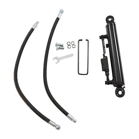 Hydraulic Top Link Cat 1-1 with Locking Block 16 1/8- 22 7/16 with 2 x Hose, Hydraulic Top Link Tractor Top Link Tractor Cat 1 Hydraulic Top Link