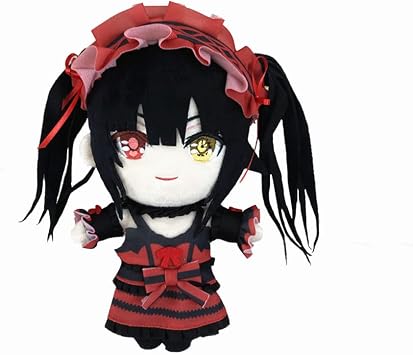 LUNK Tokisaki Kurumi Plush Pillow Anime Stuffed Doll Himekawa Yoshino Figure Cushion Cuddle Throw Pillow Home Sofa Decoration 20cm/7.87in
