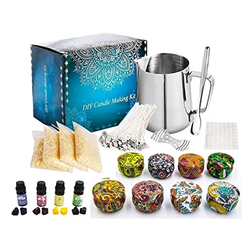 Candle Making Kit, Beeswax Scented Candles Supplies Arts and Crafts for Adults and Teens Gift Set for Adults and Teens