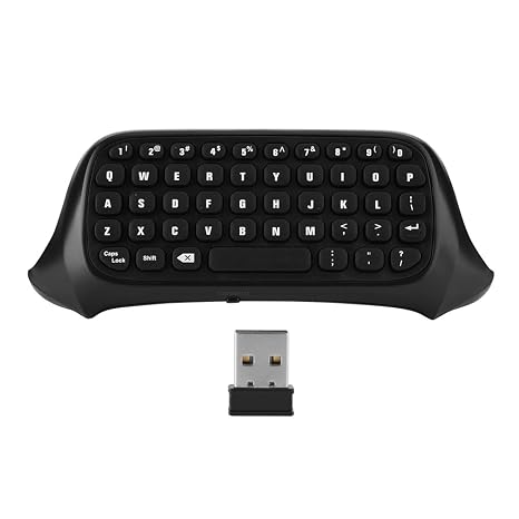 Portable Mini Bluetooth Gaming Keyboard Chatpad for One Controller